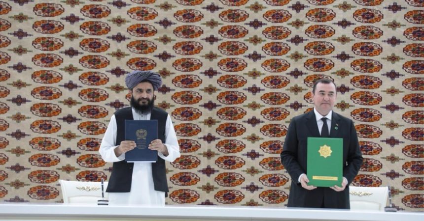 تفاهمنامه خرید گاز پروژه تاپی میان طالبان و ترکمنستان امضا شد