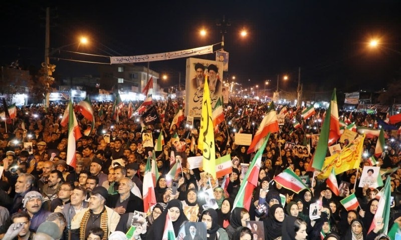 چهارشنبه سوری تاریخی ایران علیه آمریکا و رژیم صهیونی - خبرگزاری افغان ایرکا