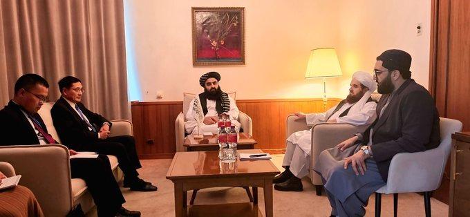متقی با نمایندۀ ویژه چین گسترش روابط دوجانبه گفت وگو کرده است - خبرگزاری افغان ایرکا