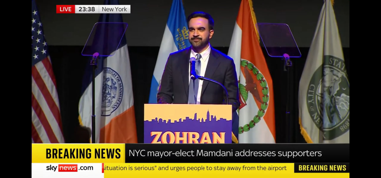 پیام کنایه آمیز ممدانی به ترامپ: آینده در دستان ماست پیام کنایه آمیز ممدانی به ترامپ: آینده در دستان ماست