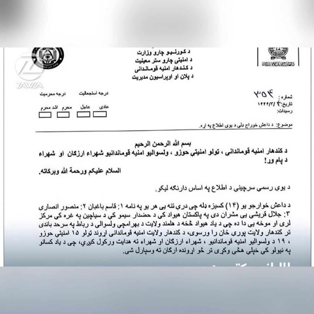 طالبان در جستجوی 14 داعشی پاکستانی در افغانستان - خبرگزاری افغان ایرکا