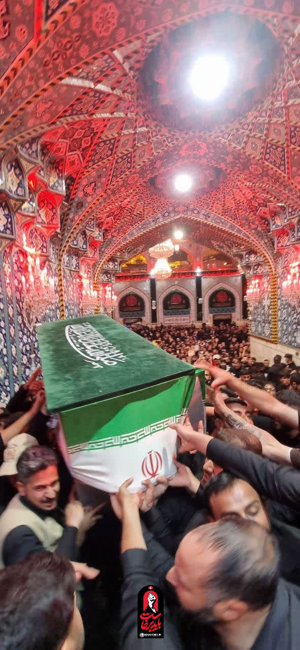 تشییع پیکر رهبر شهید ایران از نجف تا کربلا - گالری تصاویر خبر