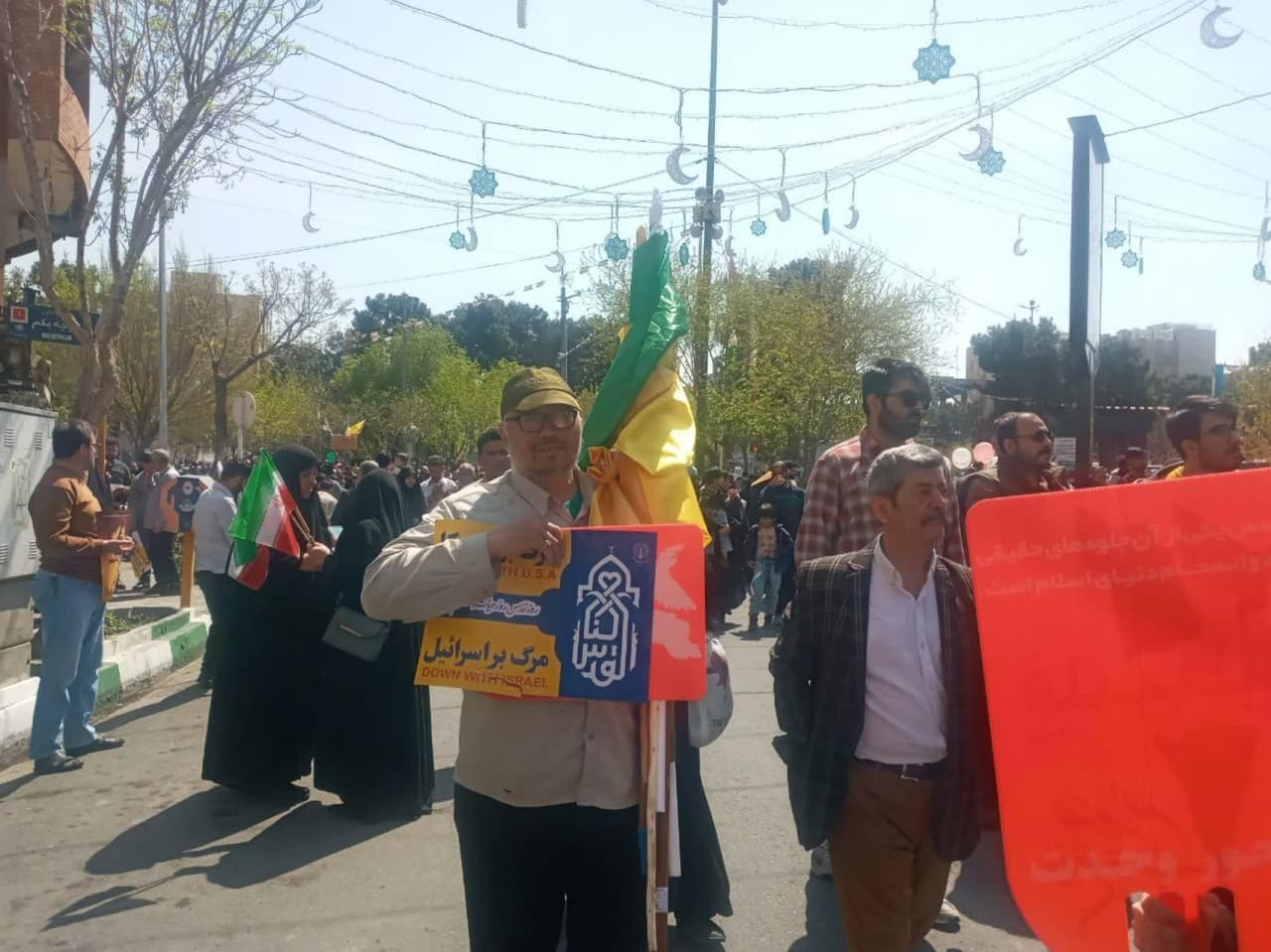 حضور مهاجرین افغانستانی در راهپیمایی روز قدس در ایران - گالری تصاویر خبر