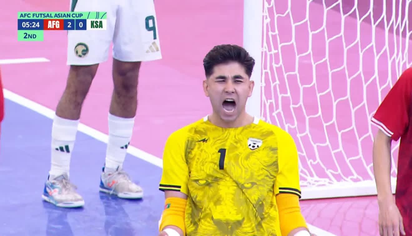 برد شیرین 3 بر 0 افغانستان مقابل عربستان در جام ملت های فوتسال 2026 آسیا - گالری تصاویر خبر