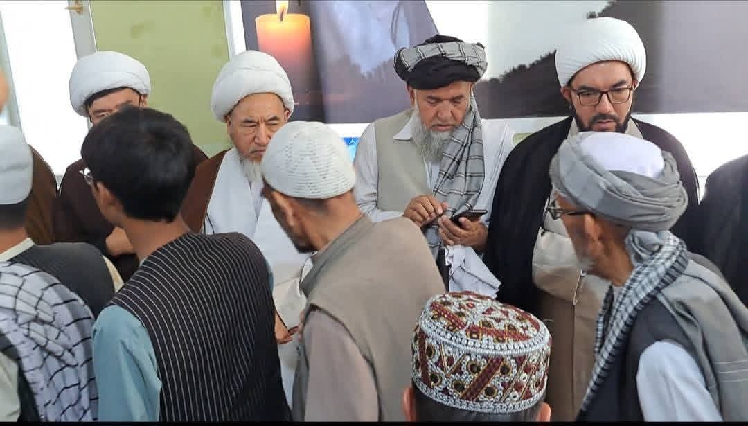 مراسم فاتحه خوانی و گرامی داشت حضرت آیت الله العظمی فیاض در کابل برگزار شد - گالری تصاویر خبر
