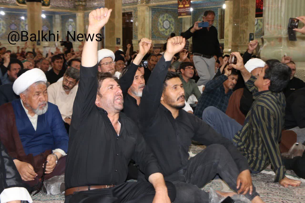 بزرگداشت رهبر شهید انقلاب اسلامی در قم؛ تأکید مهاجران افغانستانی بر وحدت و مقابله با استکبار - گالری تصاویر خبر