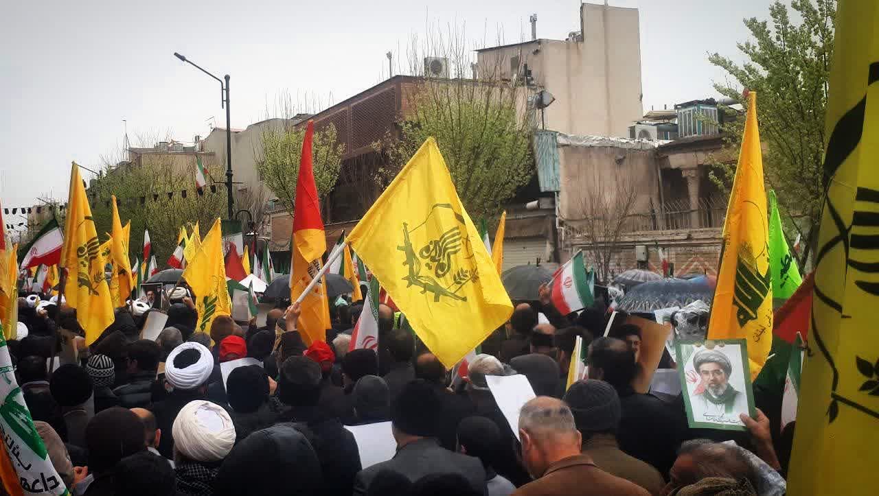 حضور پر شور مهاجرین افغانستان مقیم ایران در راهپیمایی روز جهانی قدس  - گالری تصاویر خبر