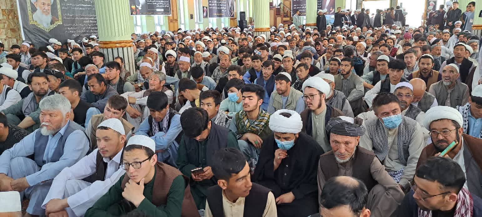 مراسم فاتحه خوانی و گرامی داشت حضرت آیت الله العظمی فیاض در کابل برگزار شد - گالری تصاویر خبر