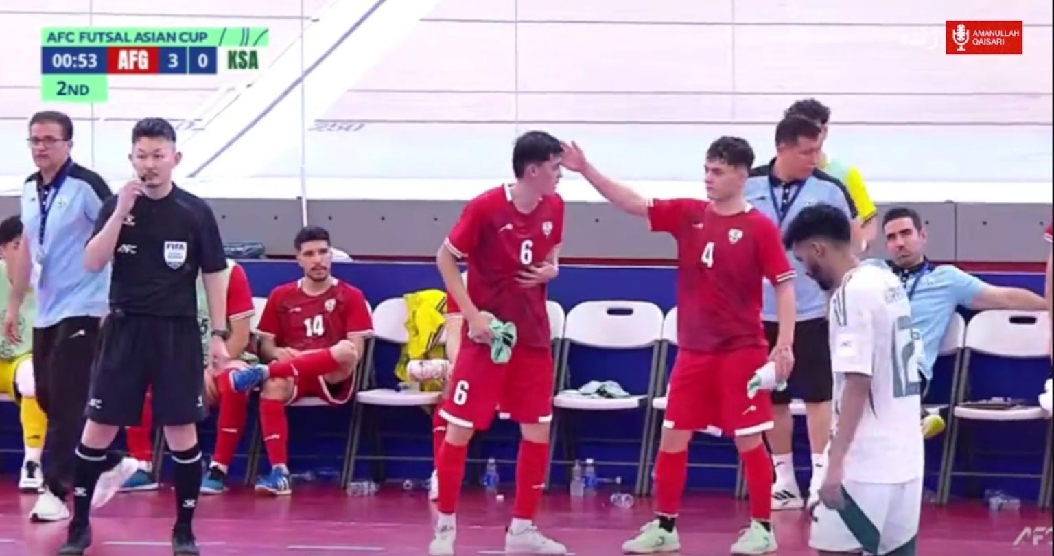 برد شیرین 3 بر 0 افغانستان مقابل عربستان در جام ملت های فوتسال 2026 آسیا - گالری تصاویر خبر