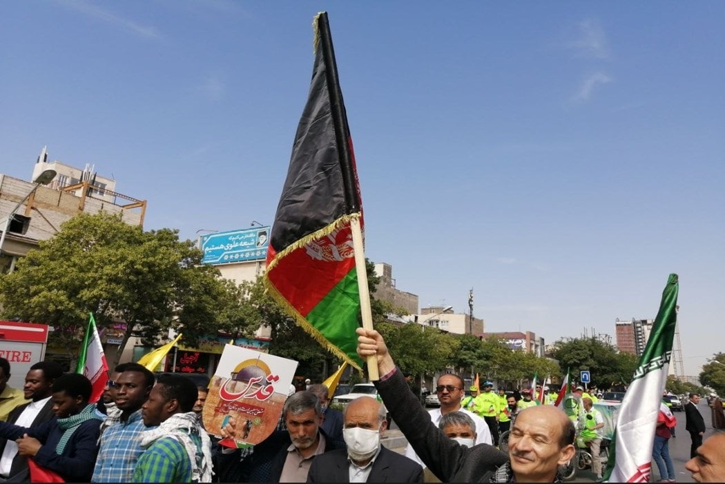 حضور مهاجران افغانستان در مراسم روز جهانی قدس در ایران