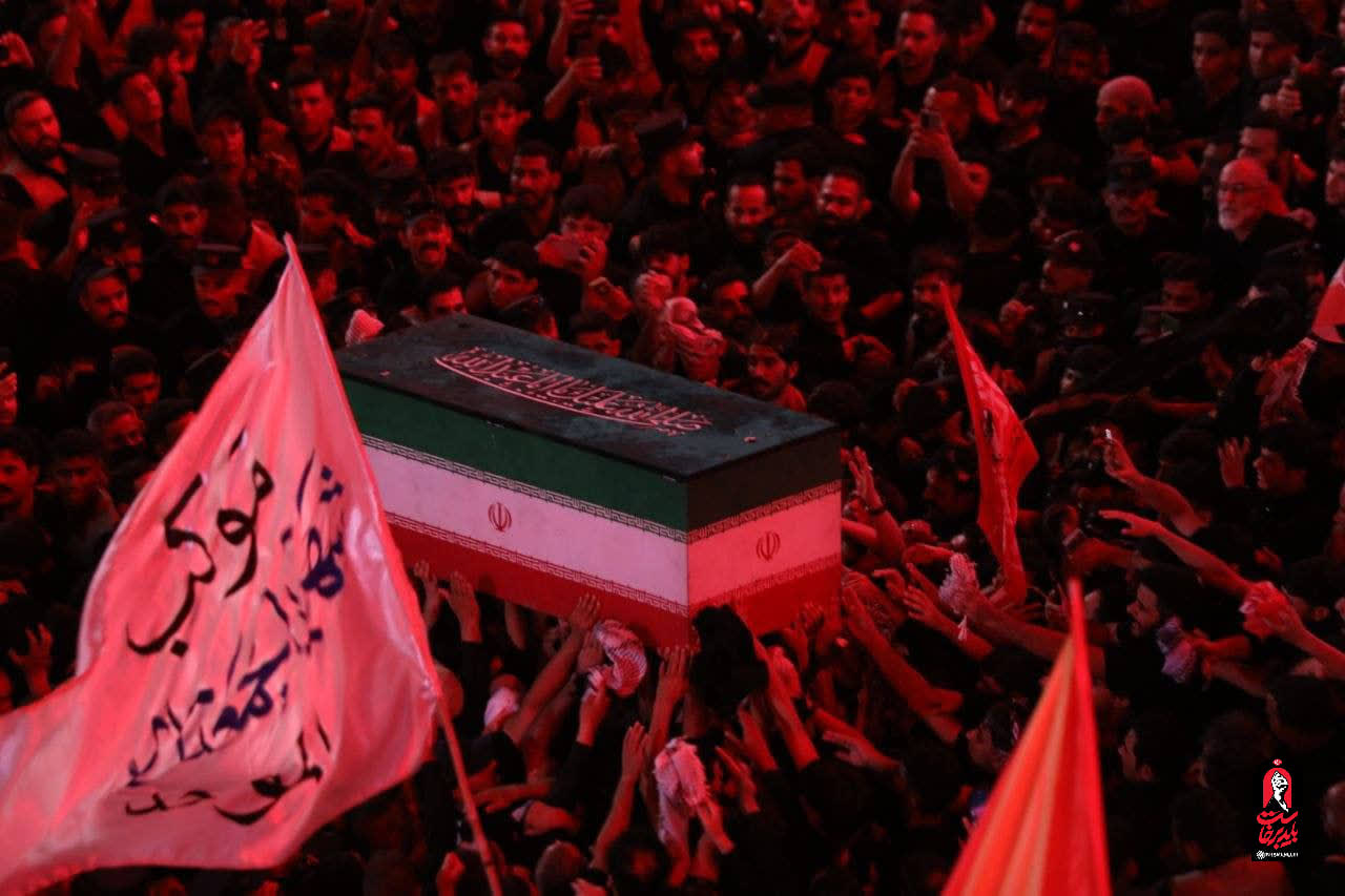 تشییع پیکر رهبر شهید ایران از نجف تا کربلا - گالری تصاویر خبر