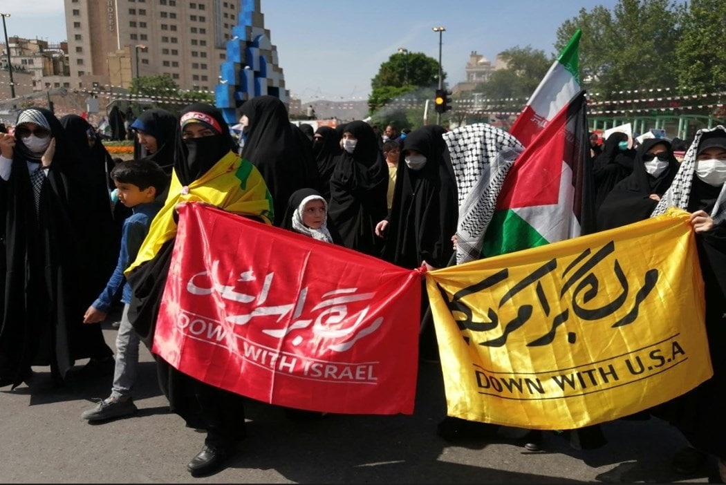 حضور مهاجران افغانستان در مراسم روز جهانی قدس در ایران