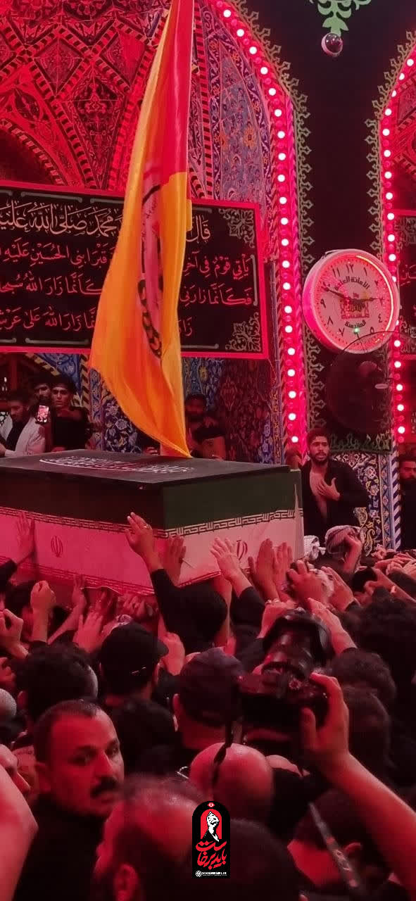 تشییع پیکر رهبر شهید ایران از نجف تا کربلا - گالری تصاویر خبر