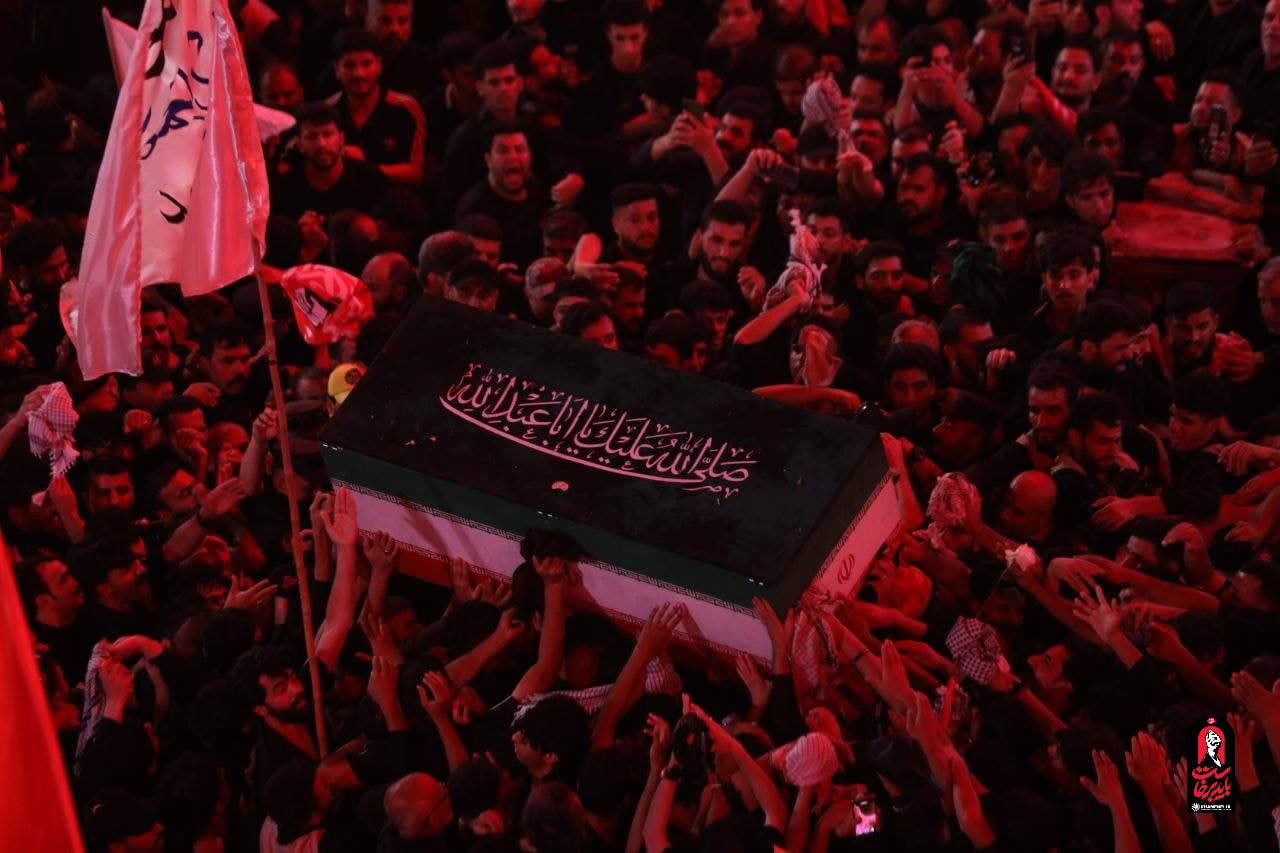 تشییع پیکر رهبر شهید ایران از نجف تا کربلا - گالری تصاویر خبر
