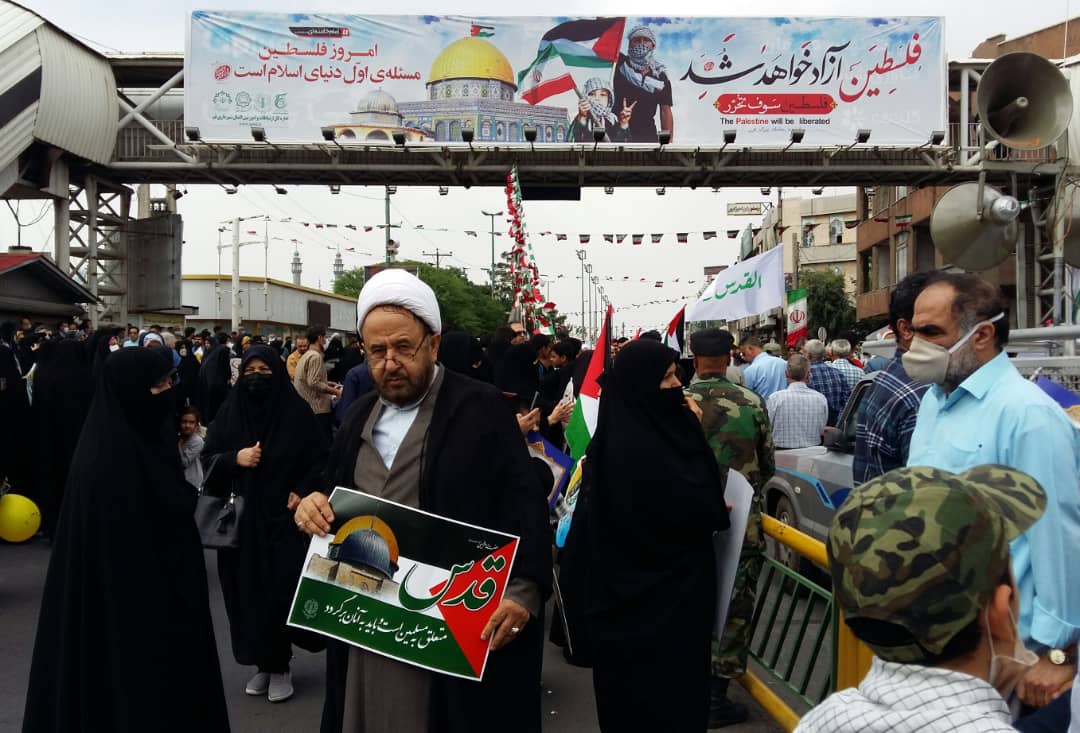 حضور مهاجران افغانستان در مراسم روز جهانی قدس در ایران