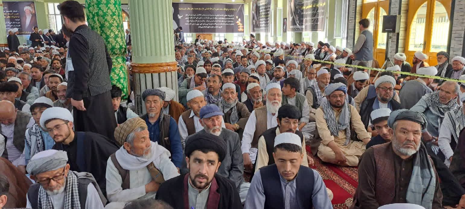 مراسم فاتحه خوانی و گرامی داشت حضرت آیت الله العظمی فیاض در کابل برگزار شد - گالری تصاویر خبر