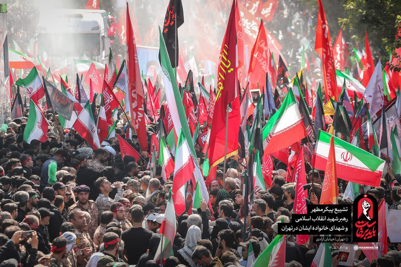 پایتخت ایران در سوگ رهبر شهید انقلاب اسلامی؛ بدرقه باشکوهِ رهبر شهید با حضور مردم و مسئولان - گالری تصاویر خبر