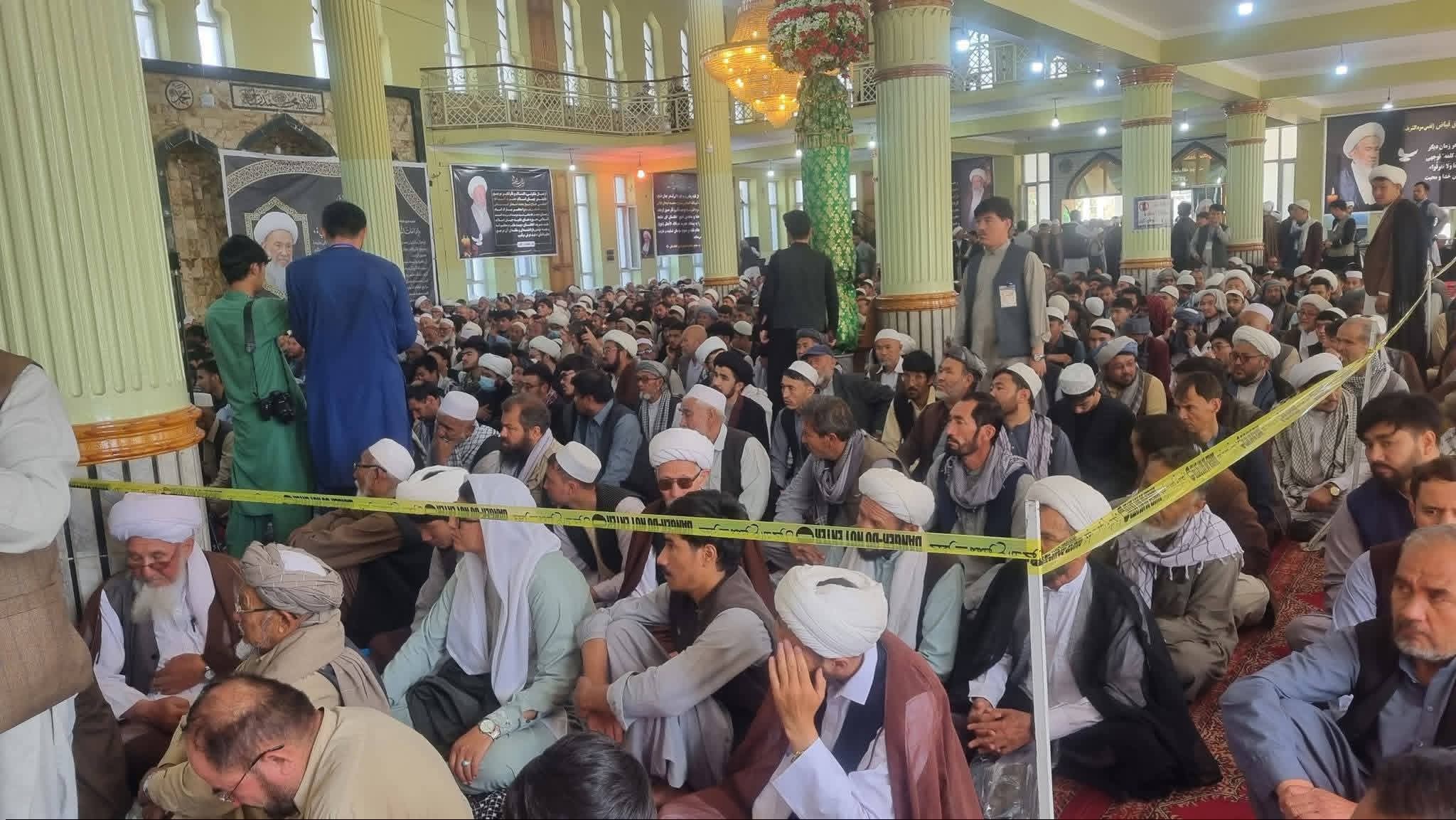 مراسم فاتحه خوانی و گرامی داشت حضرت آیت الله العظمی فیاض در کابل برگزار شد - گالری تصاویر خبر