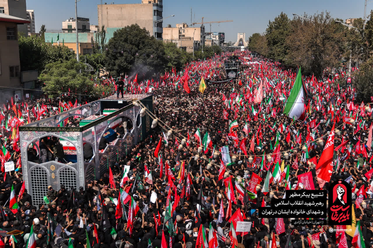 پایتخت ایران در سوگ رهبر شهید انقلاب اسلامی؛ بدرقه باشکوهِ رهبر شهید با حضور مردم و مسئولان - گالری تصاویر خبر