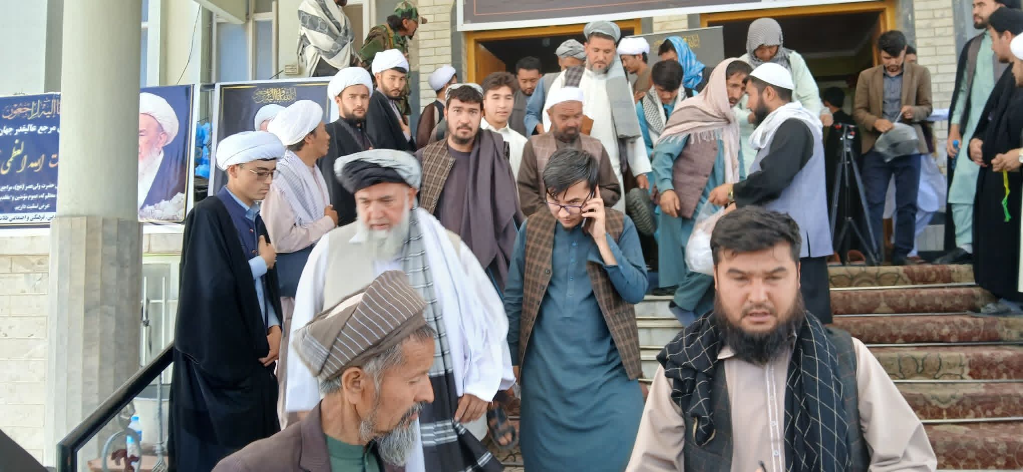 مراسم فاتحه خوانی و گرامی داشت حضرت آیت الله العظمی فیاض در کابل برگزار شد - گالری تصاویر خبر
