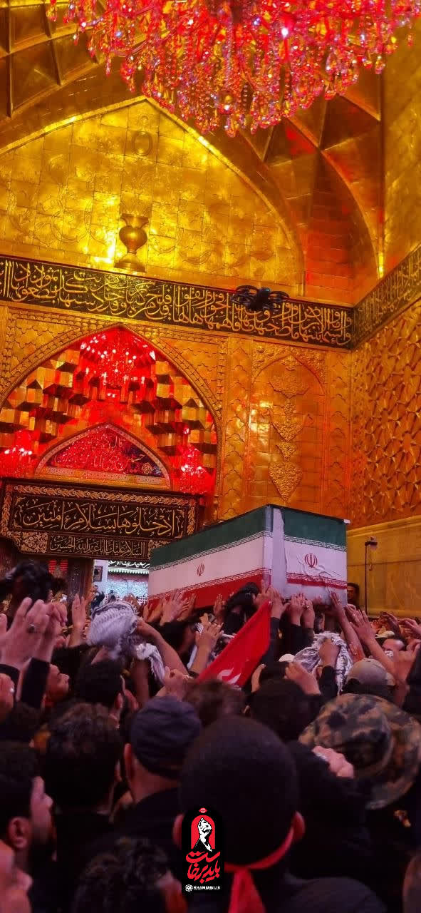 تشییع پیکر رهبر شهید ایران از نجف تا کربلا - گالری تصاویر خبر