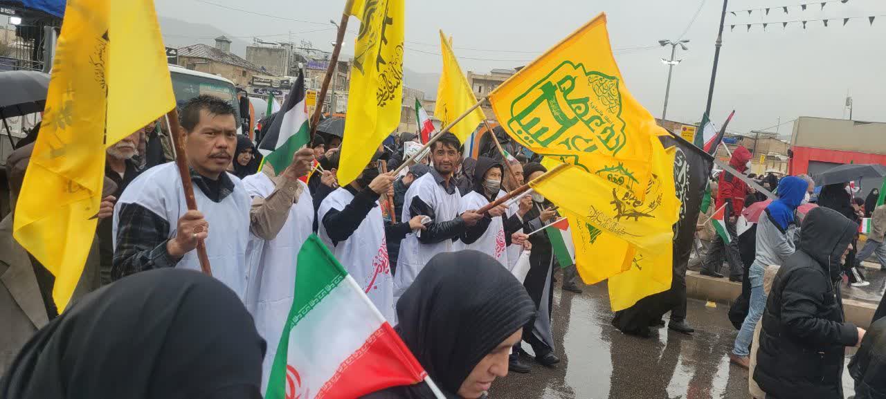 حضور پر شور مهاجرین افغانستان مقیم ایران در راهپیمایی روز جهانی قدس  - گالری تصاویر خبر