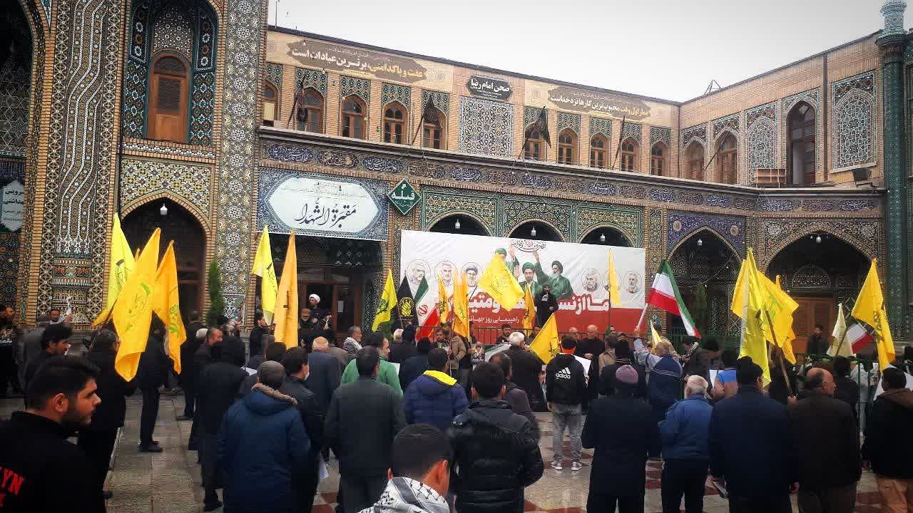 حضور پر شور مهاجرین افغانستان مقیم ایران در راهپیمایی روز جهانی قدس  - گالری تصاویر خبر