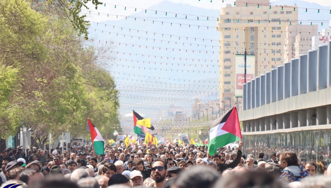 حضور مهاجرین افغانستانی در راهپیمایی روز قدس در ایران - گالری تصاویر خبر