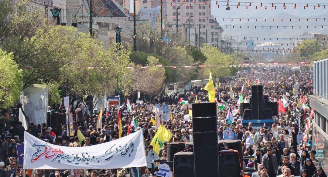 حضور مهاجرین افغانستانی در راهپیمایی روز قدس در ایران - گالری تصاویر خبر