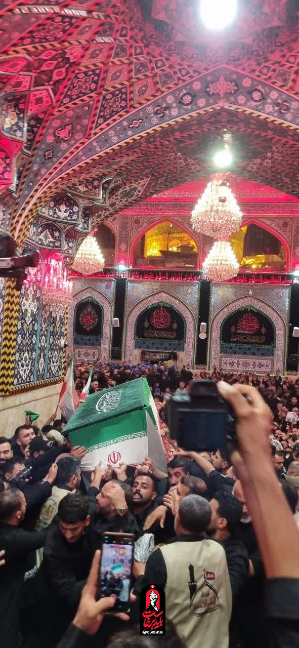 تشییع پیکر رهبر شهید ایران از نجف تا کربلا - گالری تصاویر خبر