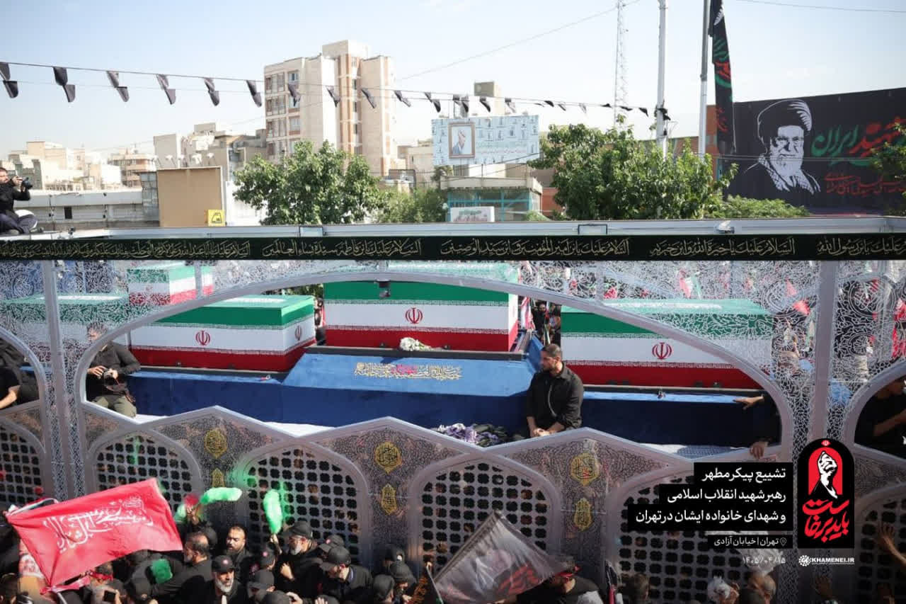پایتخت ایران در سوگ رهبر شهید انقلاب اسلامی؛ بدرقه باشکوهِ رهبر شهید با حضور مردم و مسئولان - گالری تصاویر خبر