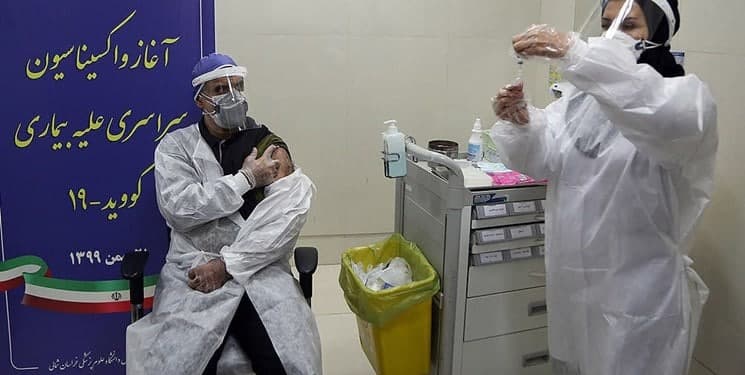 امروز 3000 نفر در ایران واکسینه شدند