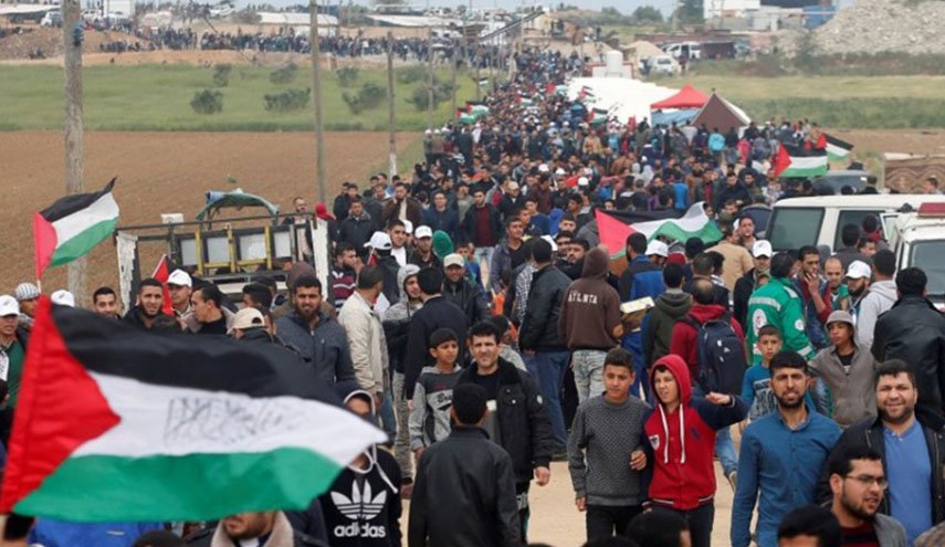  مجروحیت 14 فلسطینی در سی و پنجمین راهپیمایی بازگشت 