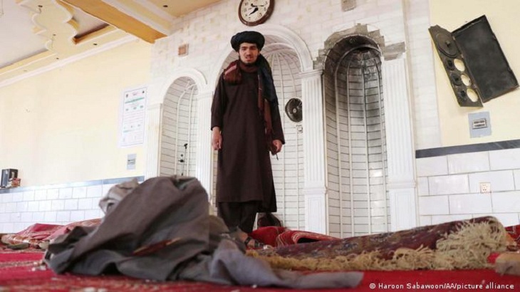  داعش مسئولیت انفجار مسجدی در کابل را به عهده گرفت