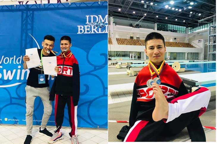 عباس کریمی با کسب سه مدال سهمیه مسابقات شنای معلولین جهان را کسب کرد