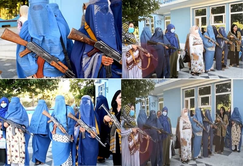 زنان جوزجانی علیه طالبان سلاح برداشتند