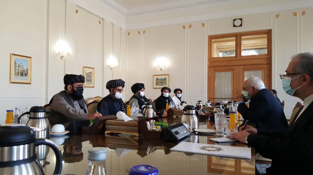  دیدار وزیر خارجه ایران با ملابرادر معاون سیاسی طالبان