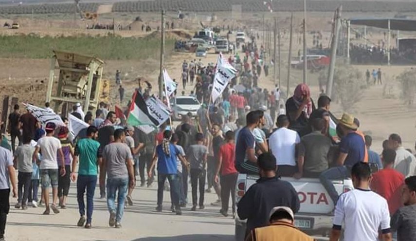 مشارکت گسترده در بیست و هفتمین راهپیمایی بازگشت؛ 7 فلسطینی شهید و 507 نفر دیگر مجروح شدند 