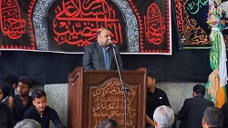 حضور سرپرست سفارت افغانستان در مراسم عزاداری مهاجرین در تهران
