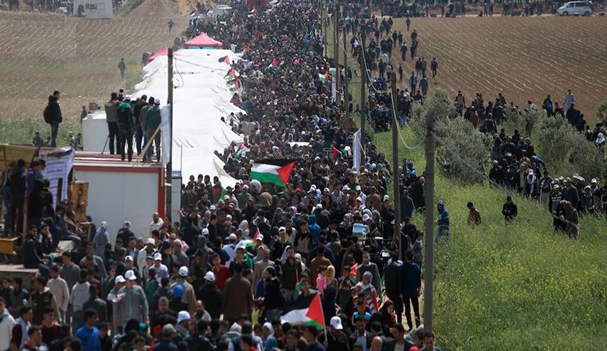 تظاهرات سراسری در سالروز اشغال فلسطین/ 50 شهید و بیش از 2000 زخمی تاکنون