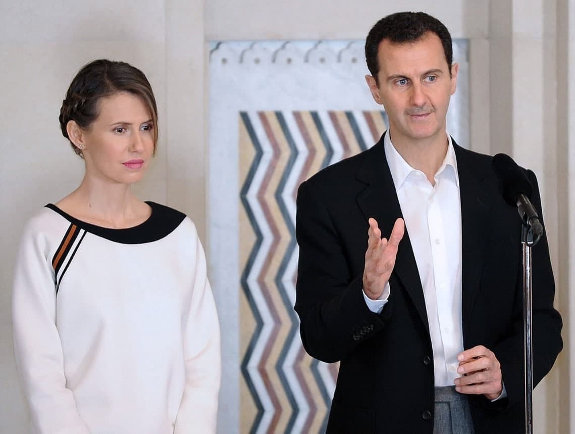  بهبودی بشار اسد و همسرش از ویروس کرونا 