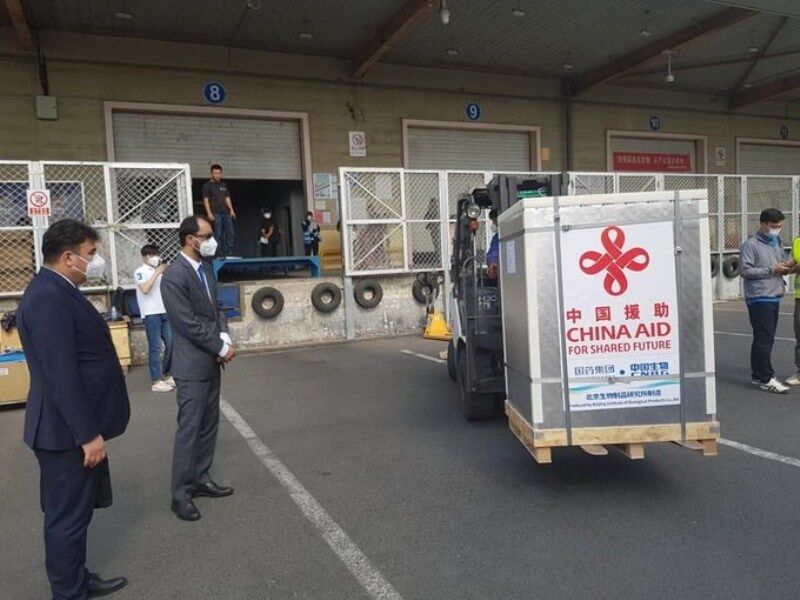  700 هزار دوز واکسن کرونا اهدایی چین به کابل رسید