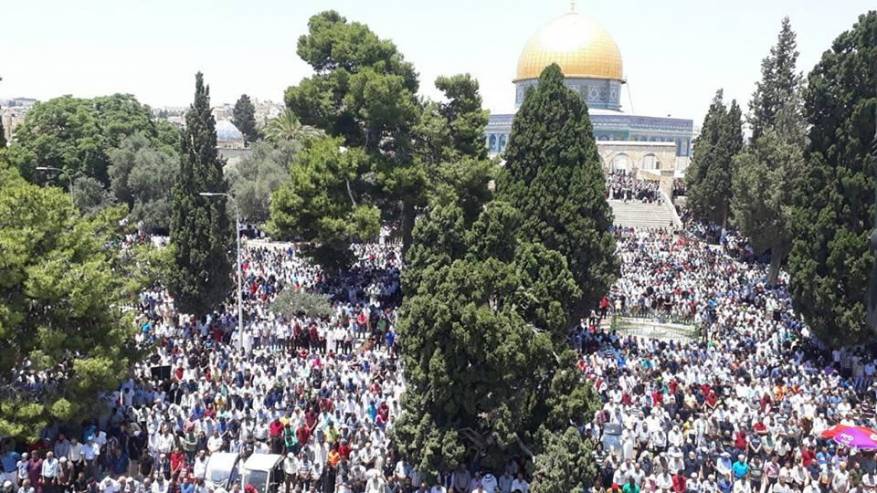 280 هزار فلسطینی نماز جمعه را در مسجد الاقصی اقامه کردند