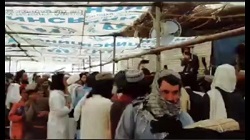 ناله و گریه ی طالبان بر جنازه ی رحیم الله حقانی